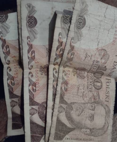 Banknoty 1986 r. 8 szt.
