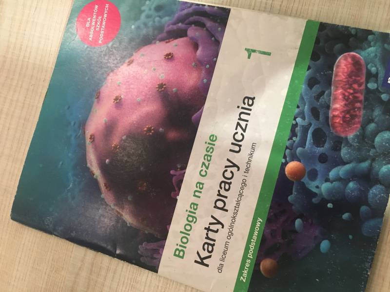 „Biologia na czasie” karty pracy ucznia 1- zakres podstawowy 2019 r.